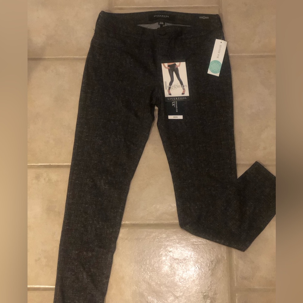 LIVERPOOL STITCH FIX GRAY HANNA SKINNY JEGGINGS